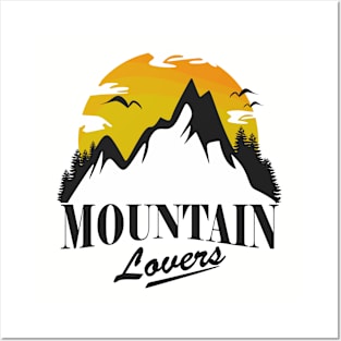 Mountain Lovers Posters and Art